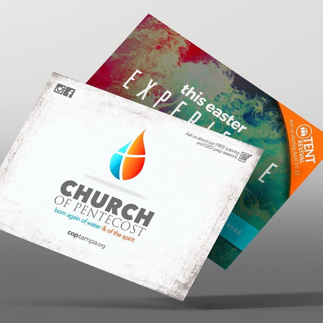 church invitation cards