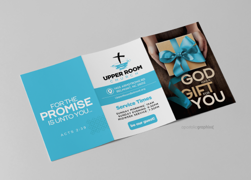 Back Panel Apostolic Pentecostal Outreach Tract on Acts 2:38 - God has a Gift for You!